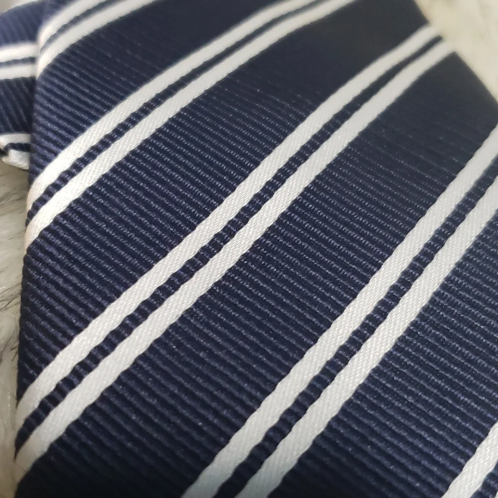 The Children's Place Uniform Striped Tie. Blue/Wht